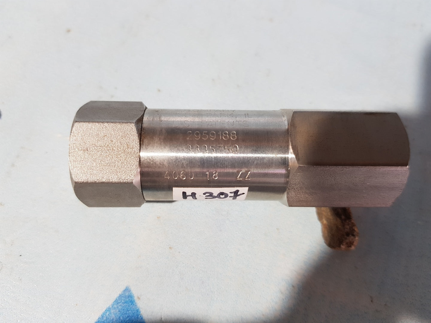 Kepner 406d-18 check valve