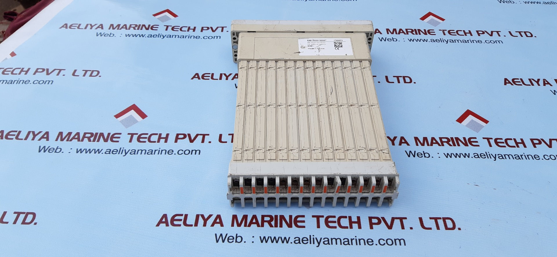Schneider micom p991 test block – Aeliya Marine Tech
