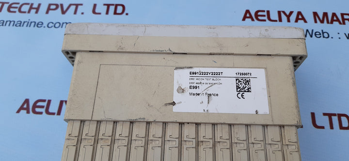 Schneider micom p991 test block