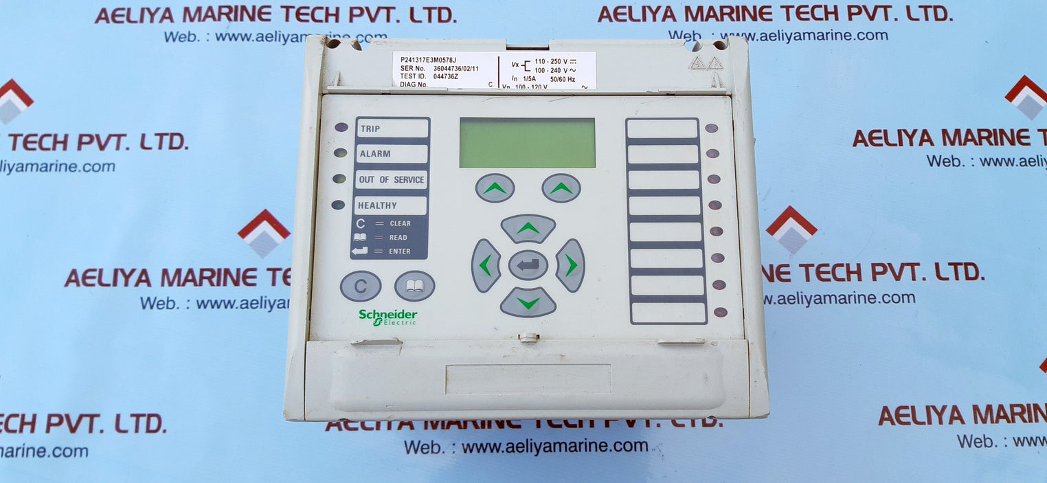 Schneider micom p241 protection relay p241317e3m0578j