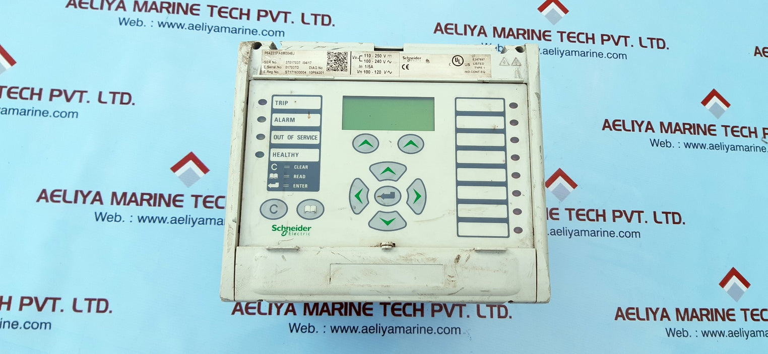 Schneider micom p642 protection relay p64231pa6m0048j