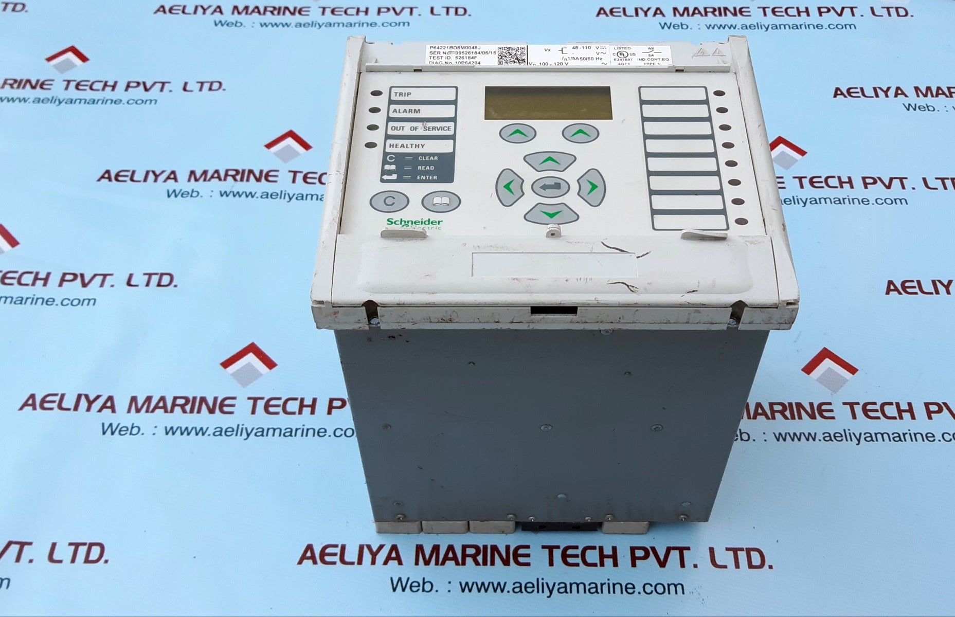 Schneider micom p642 current relay p64221bd6m0048j