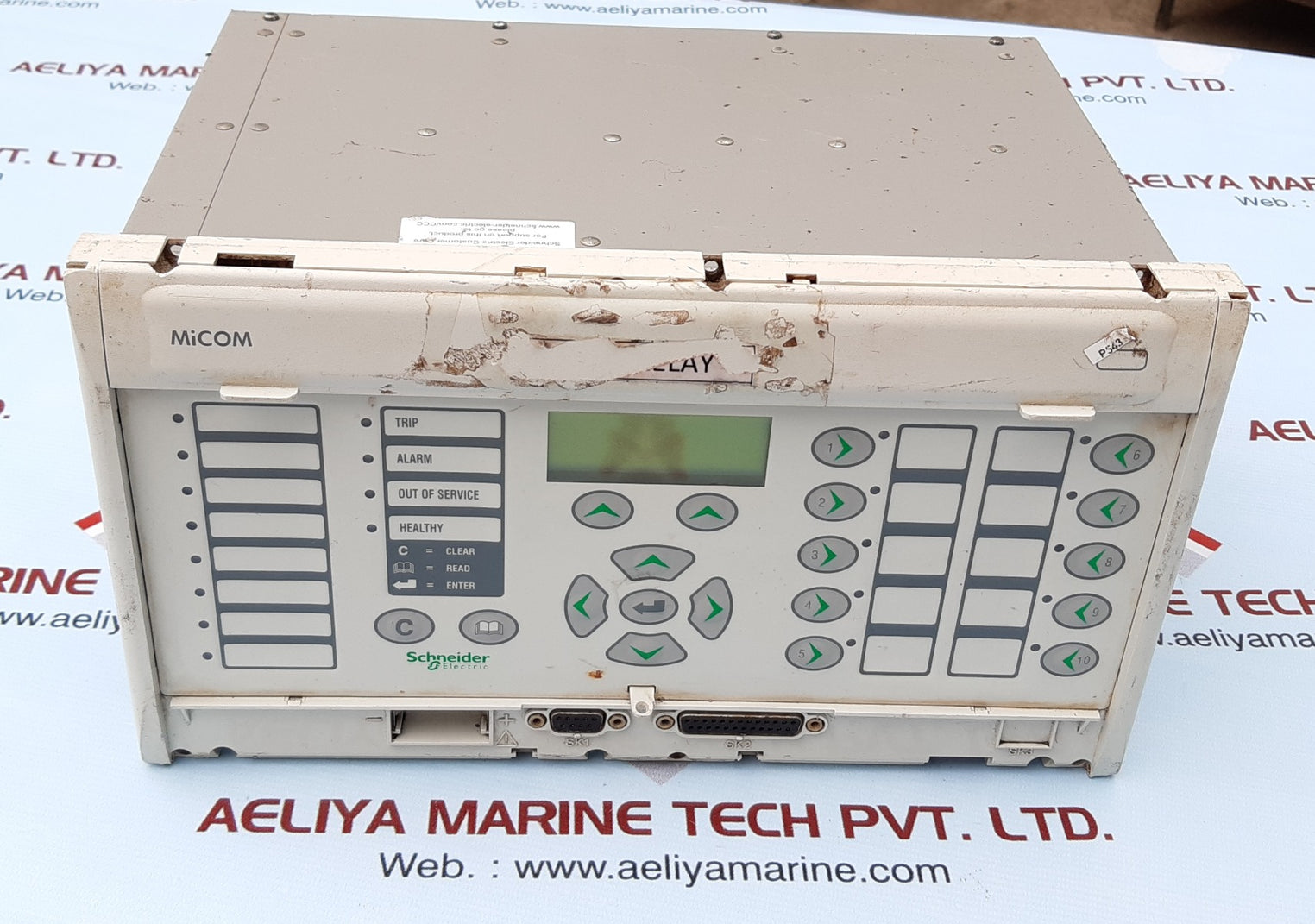 Schneider micom p543 current differential protection relay p54321kd6m0b08k