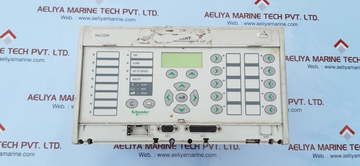 Schneider micom p543 current differential protection relay p54321kd6m0b08k