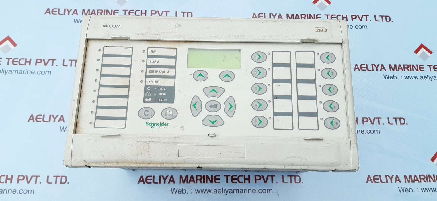 Schneider micom p543 current differential protection relay p54331pb6m0d08m