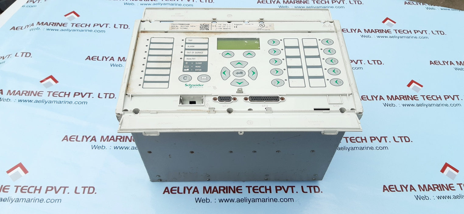 Schneider micom p543 current differential protection relay p54331pb6m0d08m