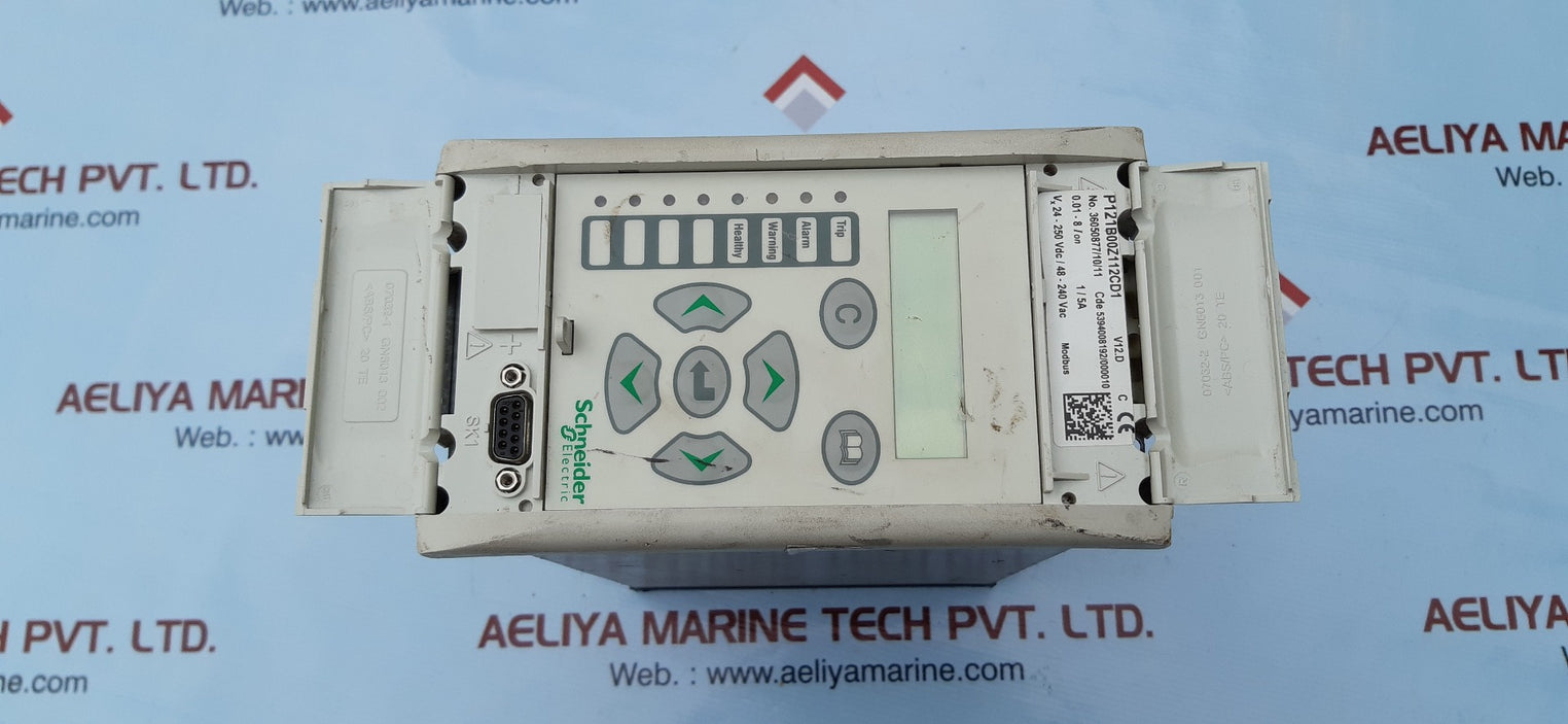 Schneider micom p121 overcurrent protection relay p121b00z112cd1