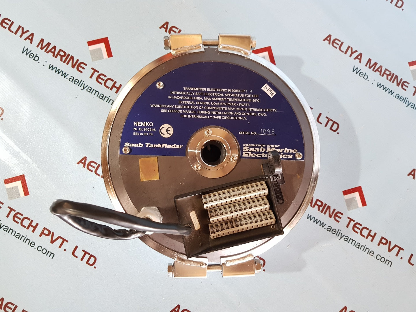 Saab tank radar 9150064-871-h transmitter electronic box