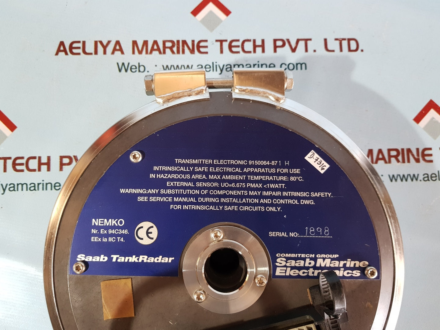 Saab tank radar 9150064-871-h transmitter electronic box