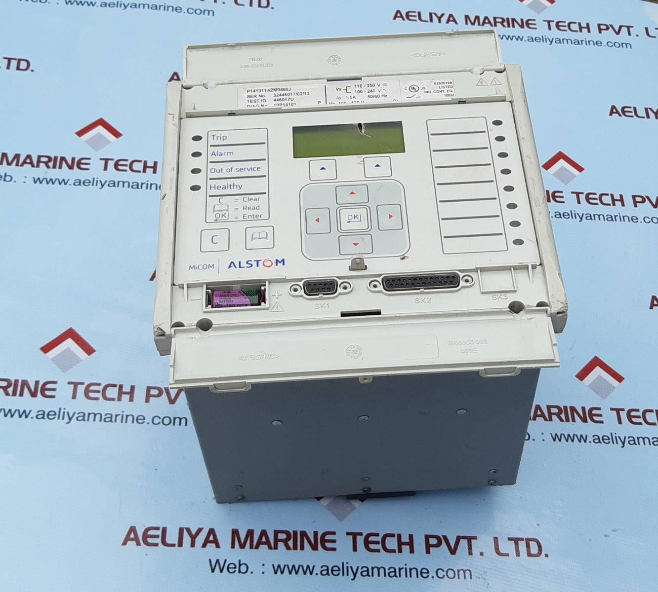 Alstom micom p141 feeder management relay p141311a2m0460j