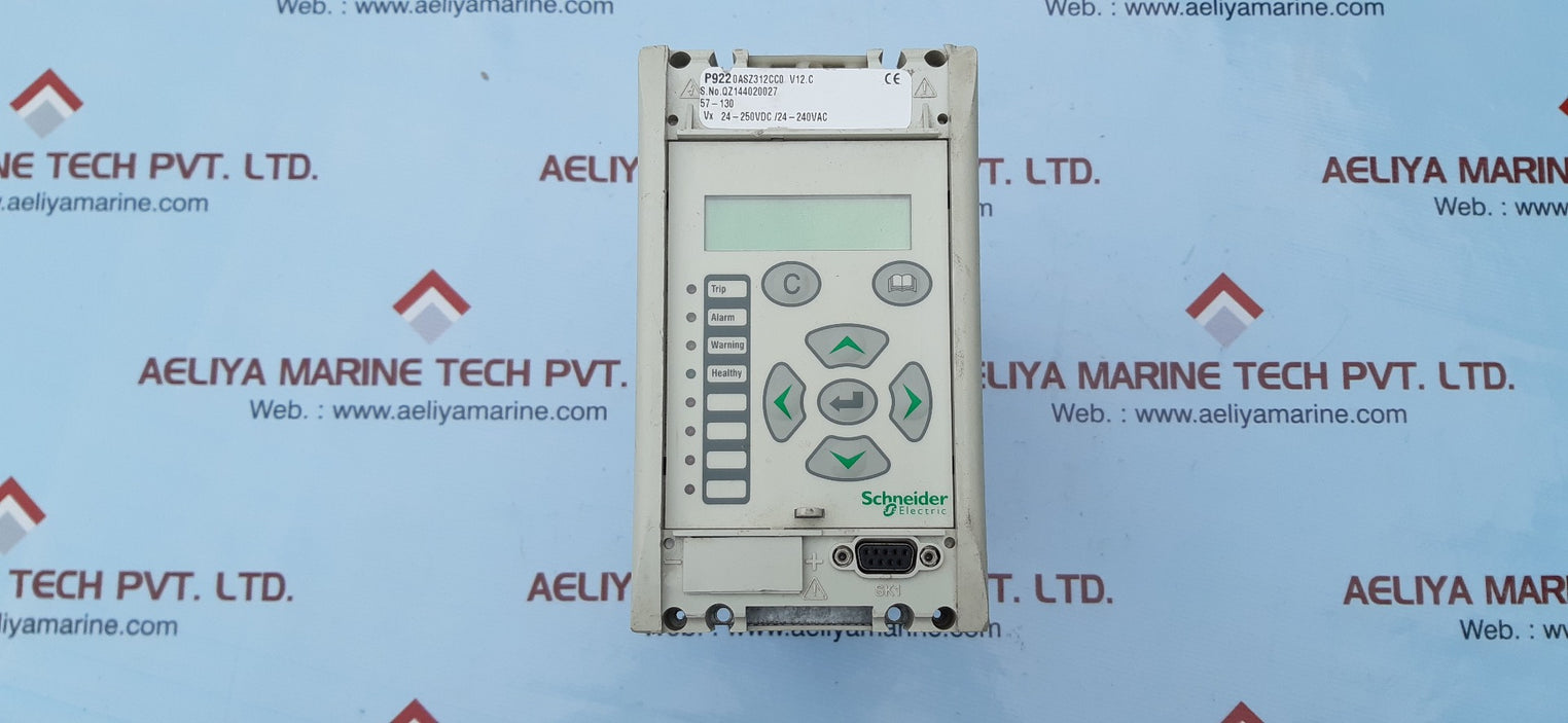 Schneider electric micom p922 voltage protection relay p9220asz312cc0