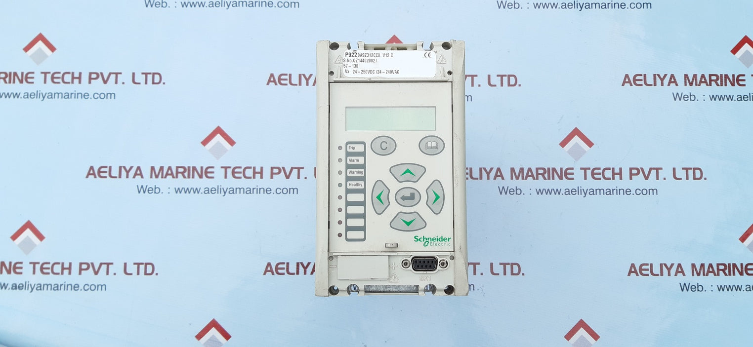 Schneider electric micom p922 voltage protection relay p9220asz312cc0