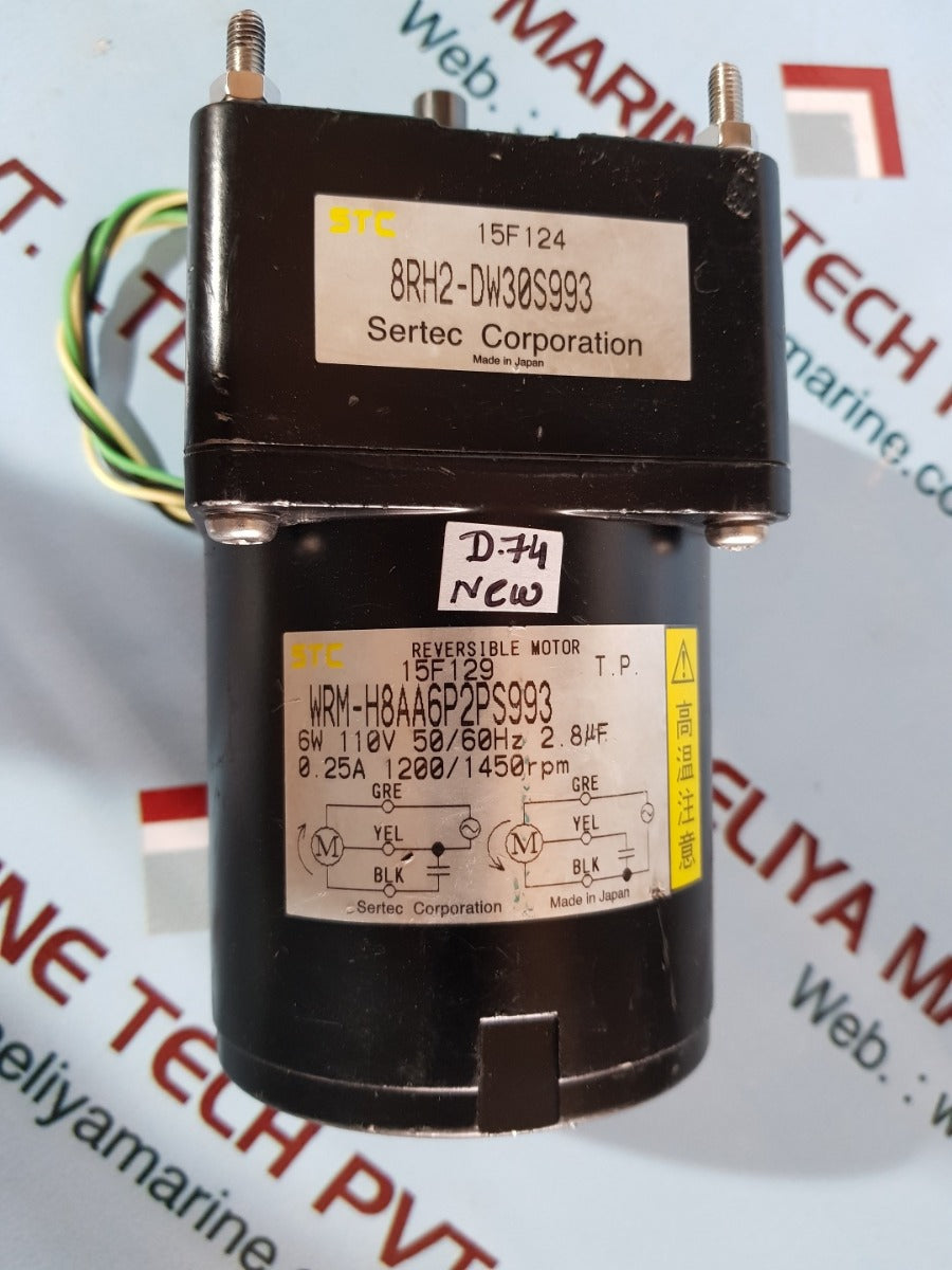 Sertec wrm-h8aa6p2ps993 motor 8rh2-dw30s993