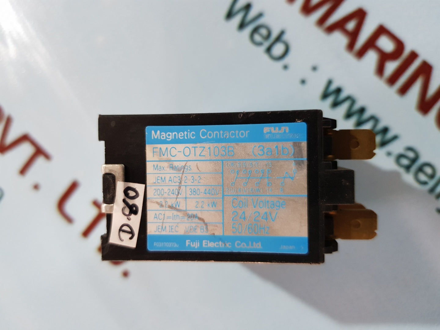 Fuji fmc-otz103b (3a1b) magnetic contactor