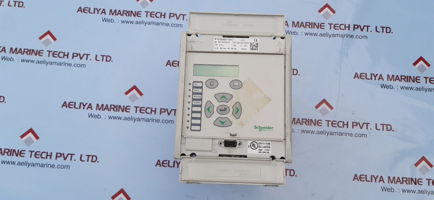 Schneider micom p127 overcurrent relay p127ba0z112fc1