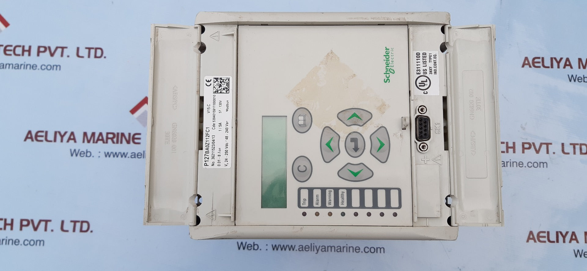 Schneider micom p127 overcurrent relay p127ba0z112fc1