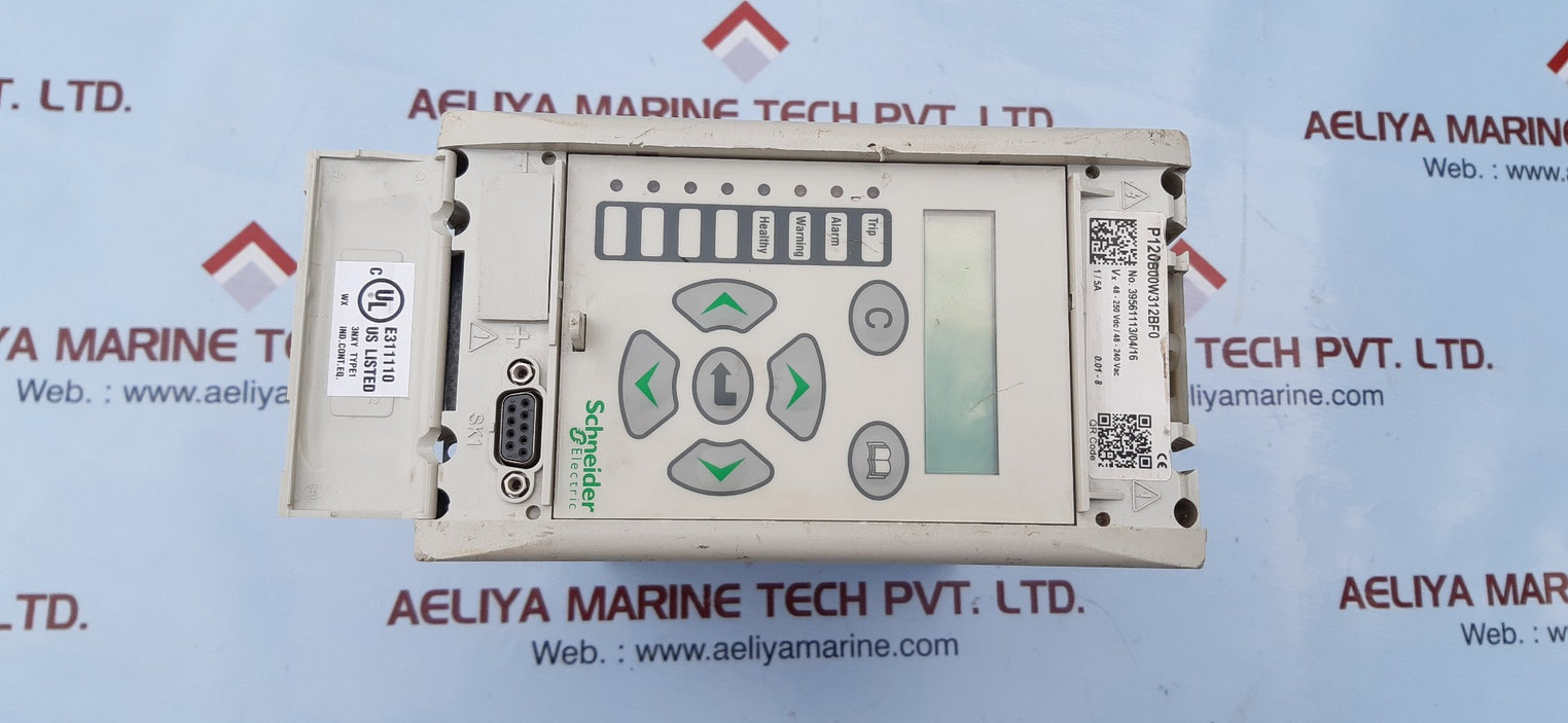 Schneider micom p120 overcurrent protection relay p120b00w312bf0