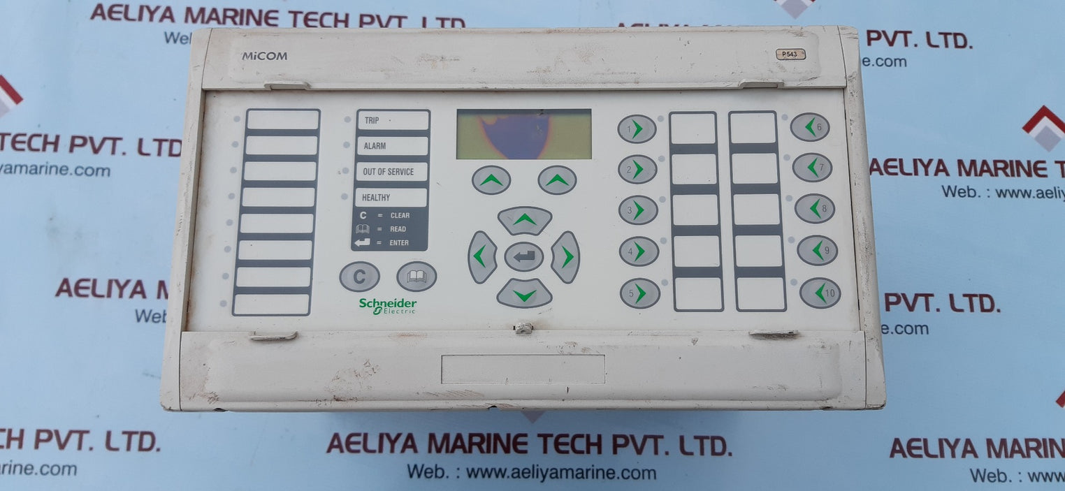 Schneider micom p543 current differential protection relay p54331pb6m0d08m 50/60hz