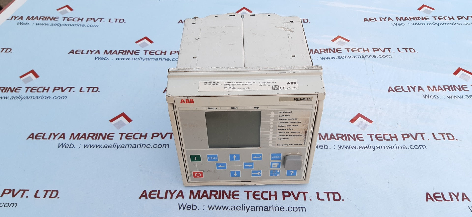 Abb Rem615 Motor Protection And Control Relay Relay Rem615E_D (Not Wor ...