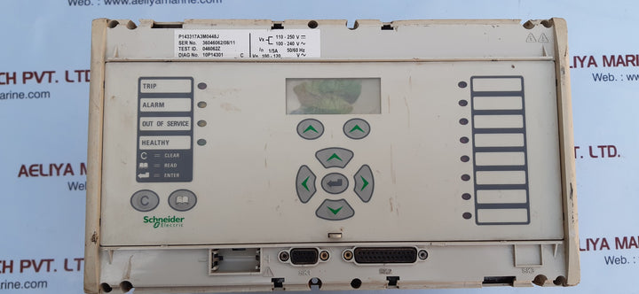 Schneider micom p143 overcurrent protection relay p143317a3m0448j