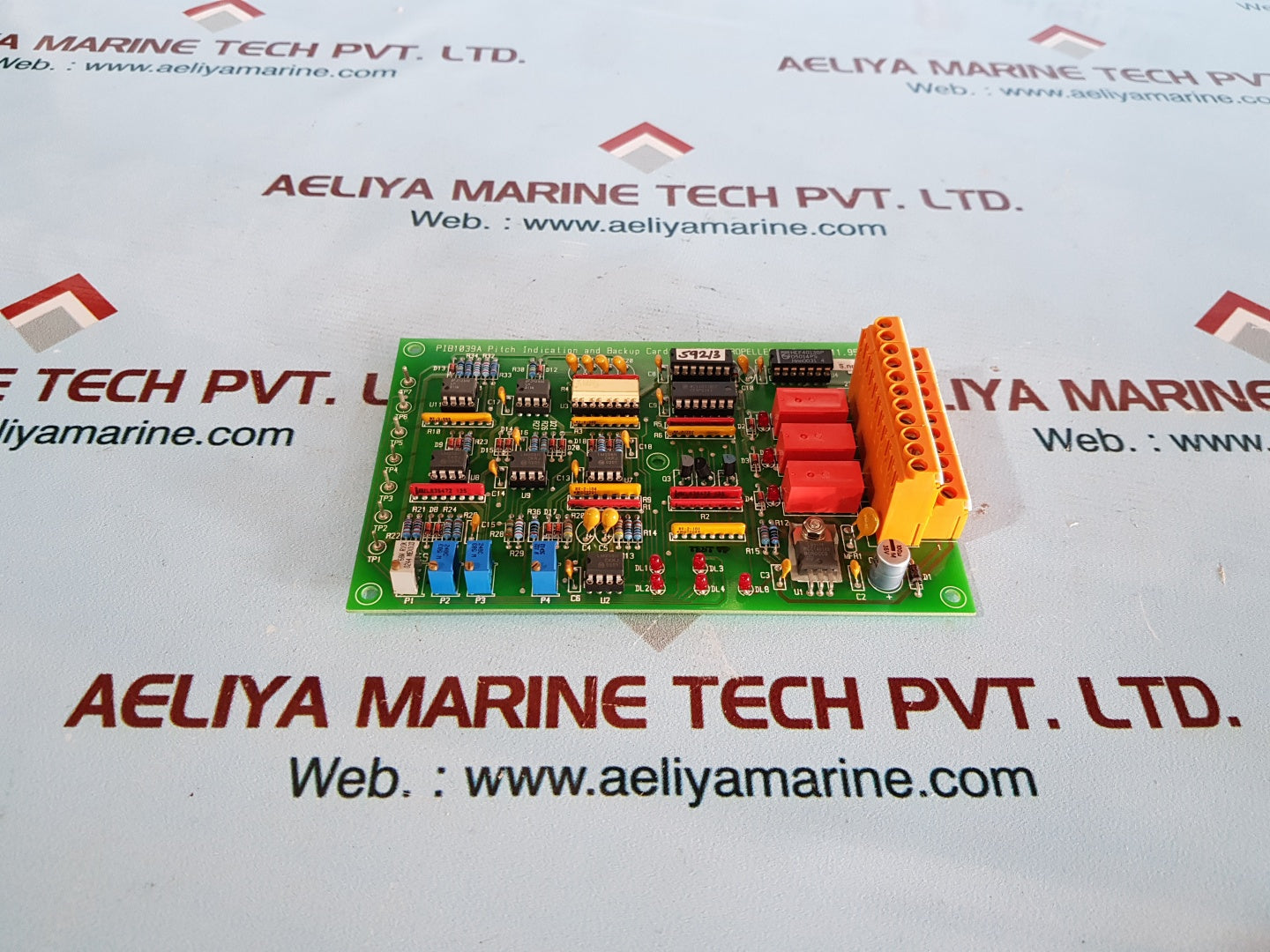 Ulstein propeller pib1039a pitch indication and backup card type 1