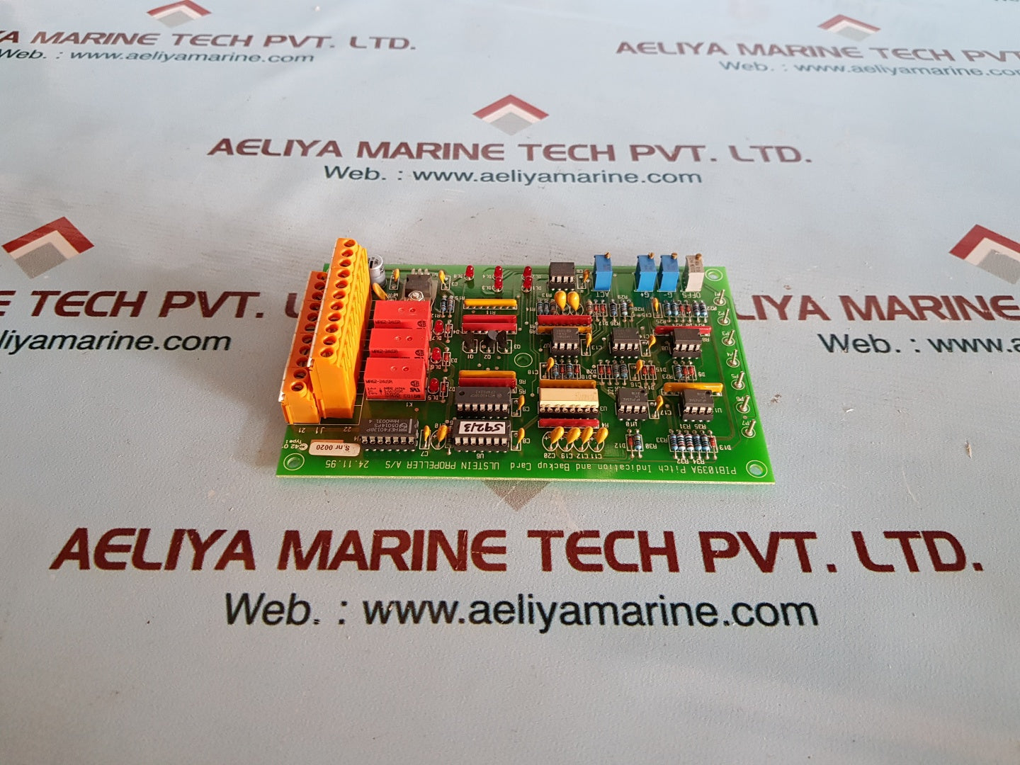 Ulstein propeller pib1039a pitch indication and backup card type 1