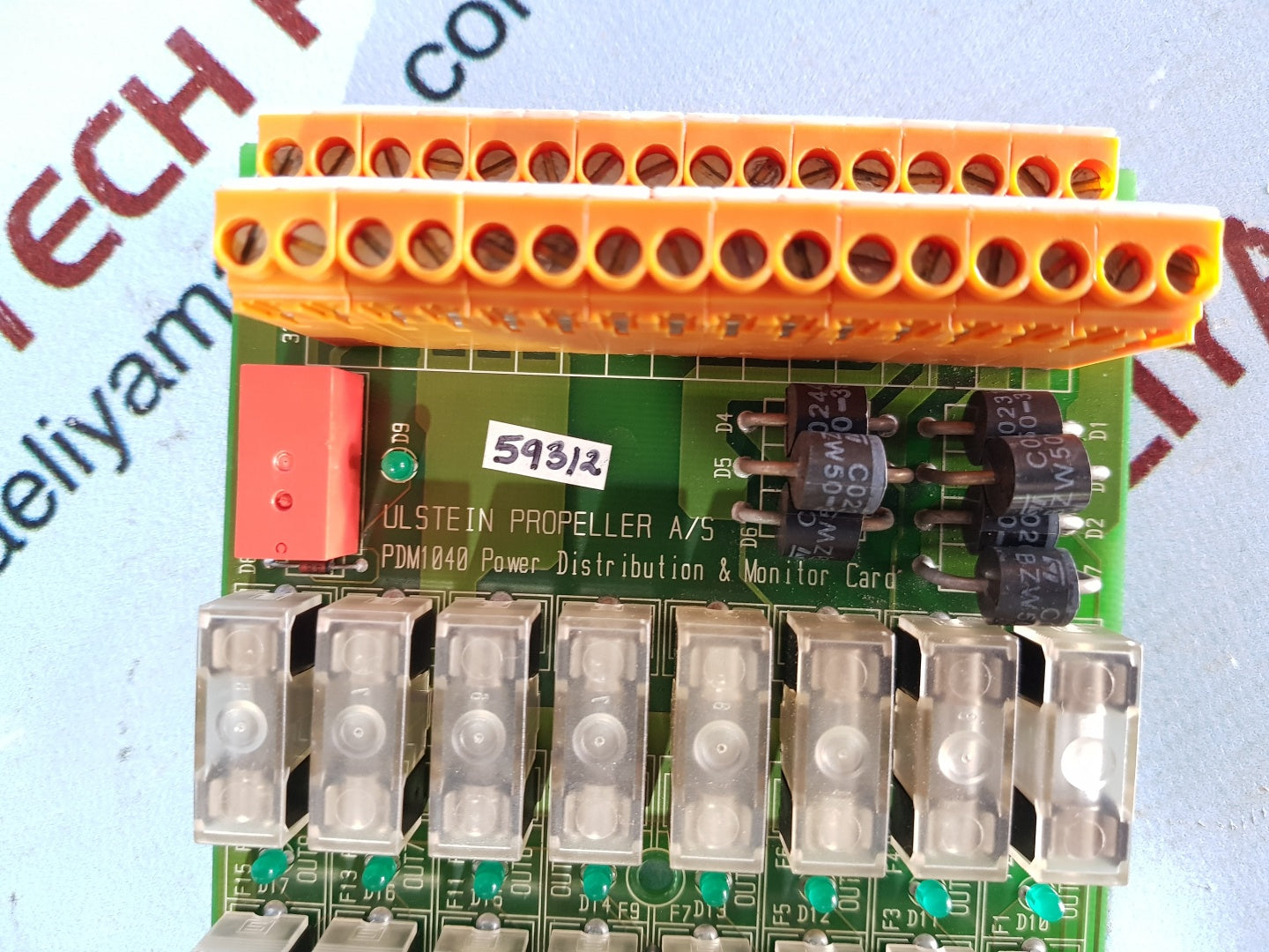 Ulstein propeller pdm1040 power distribution & monitor card