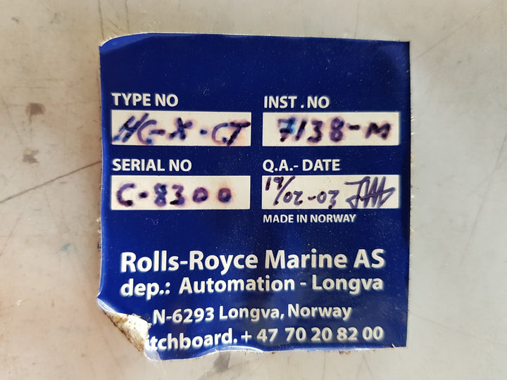 Rolls-Royce hc-x-ct digital switchboard