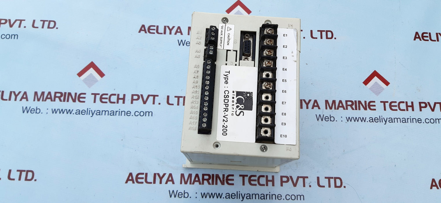 C&S electric csdpr-v2-200 rmu protection relay 18-60vdc