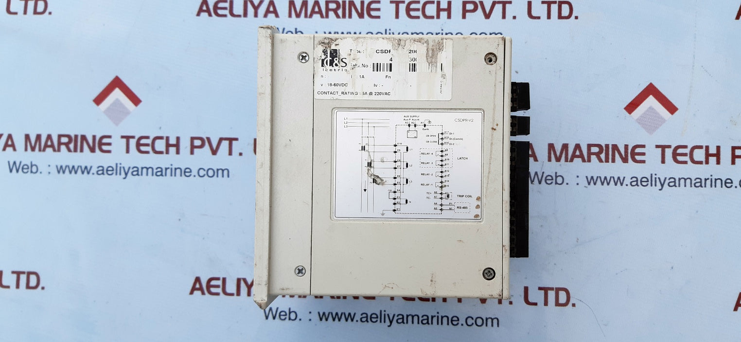 C&S electric csdpr-v2-200 rmu protection relay 18-60vdc
