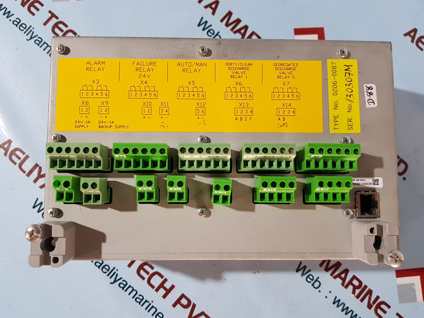 Vaf instruments oilcon mark 6m 0206-0087 oil monitoring control unit 24v-1a