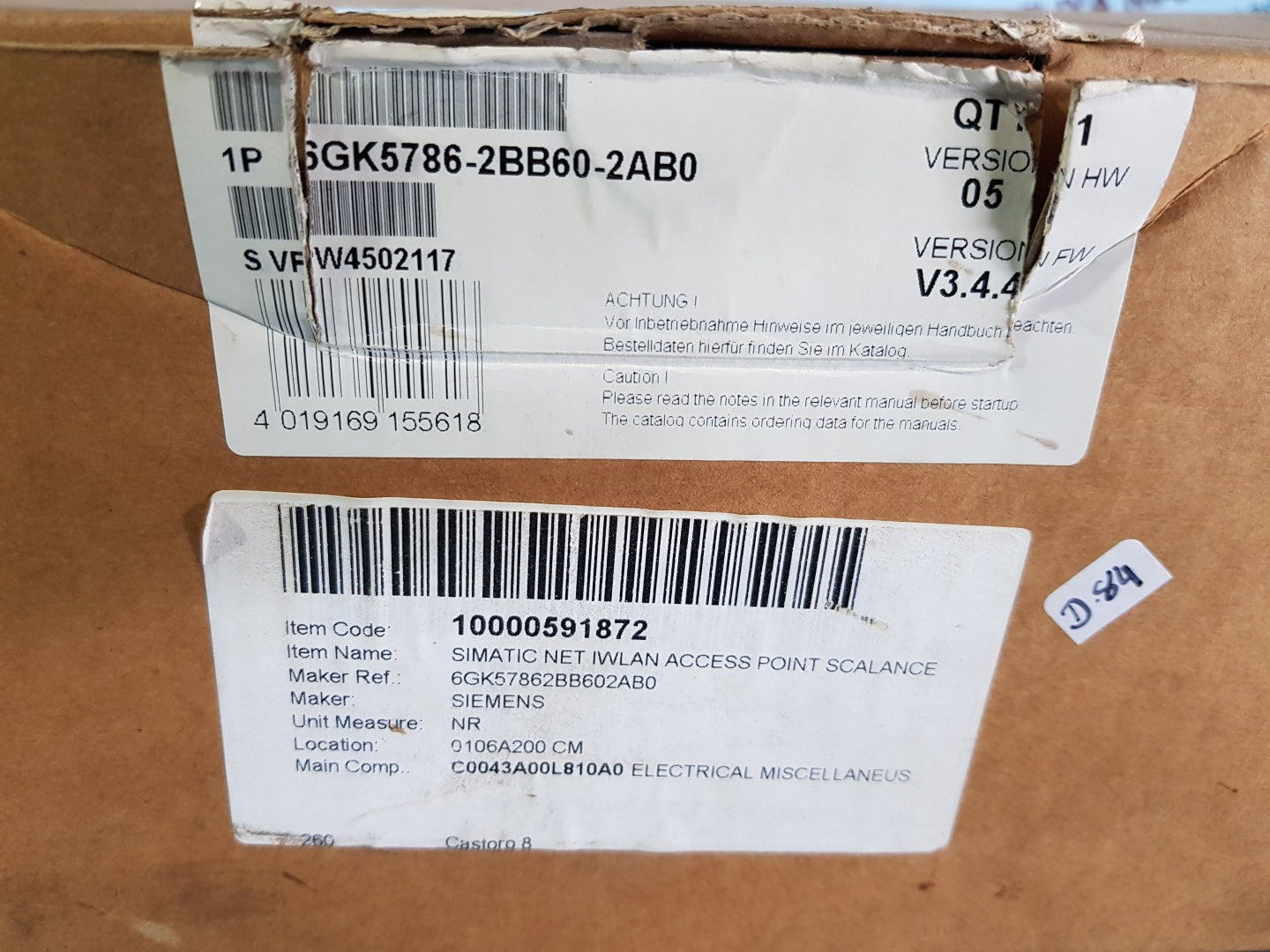 Siemens scalance w786-2pro plc i/o module 6gk5786-2bb60-2ab0
