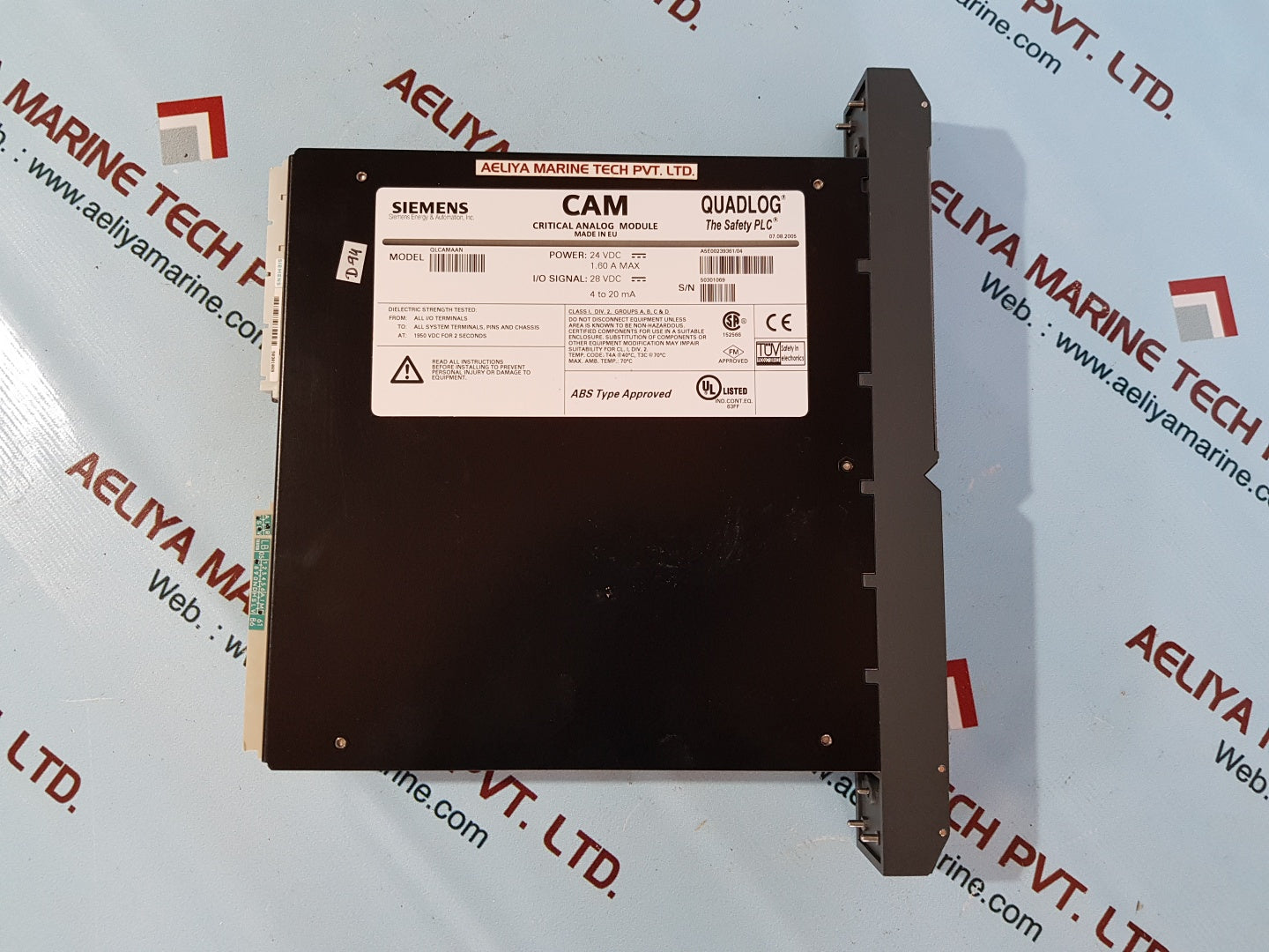Siemens qlcamaan cam quadlog critical analog module