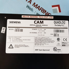 Siemens qlcamaan cam quadlog critical analog module