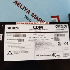 Siemens qlcdm024dcban cdm quadlog critical discrete module
