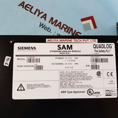 Siemens qlsamban sam quadlog standard analog module