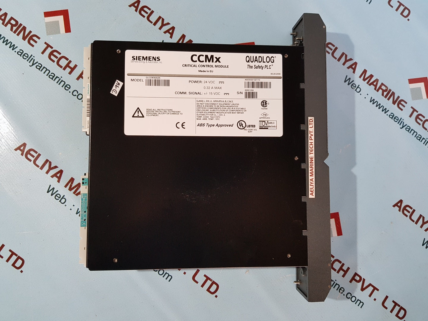Siemens qlccm36aan ccmx quadlog critical control module