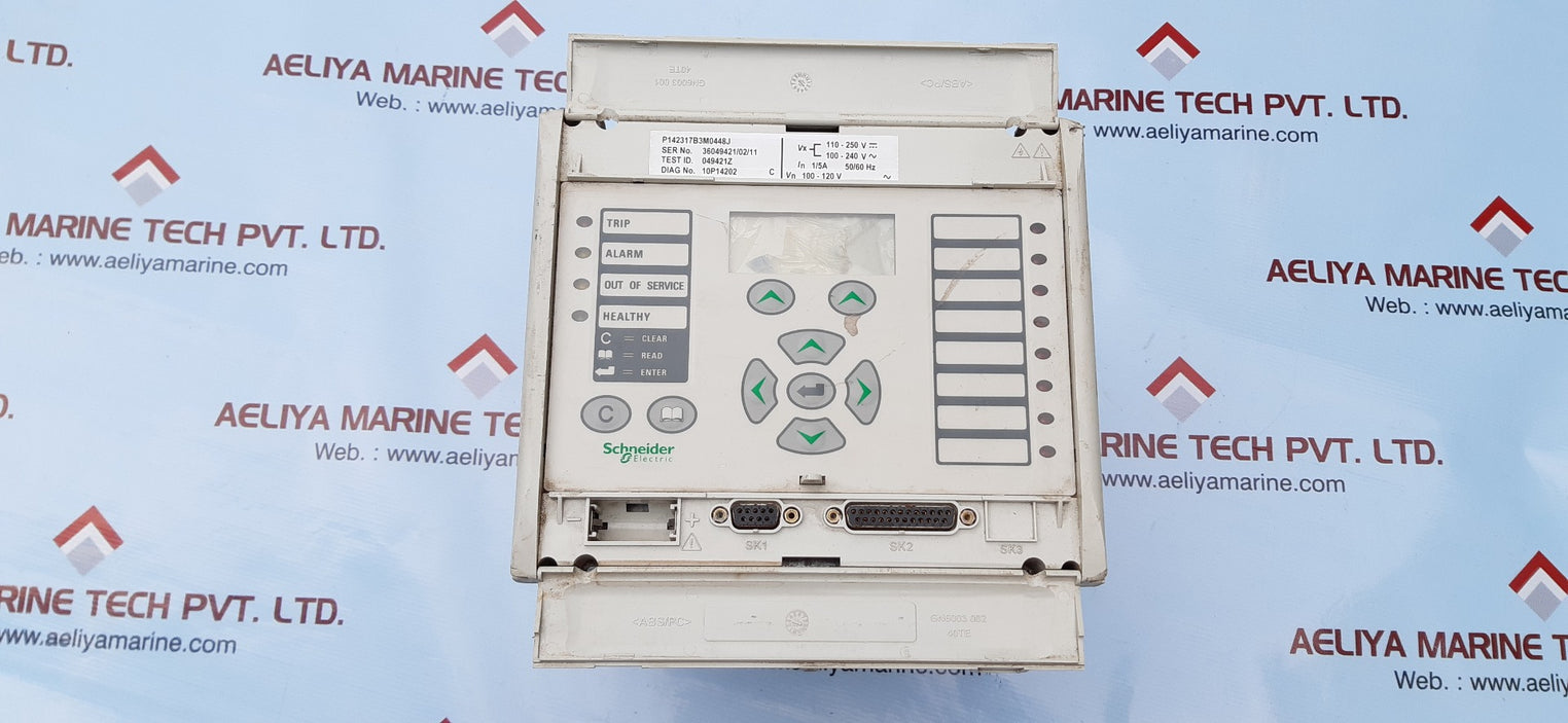 Schneider micom p142 overcurrent protection relay p142317b3m0448j