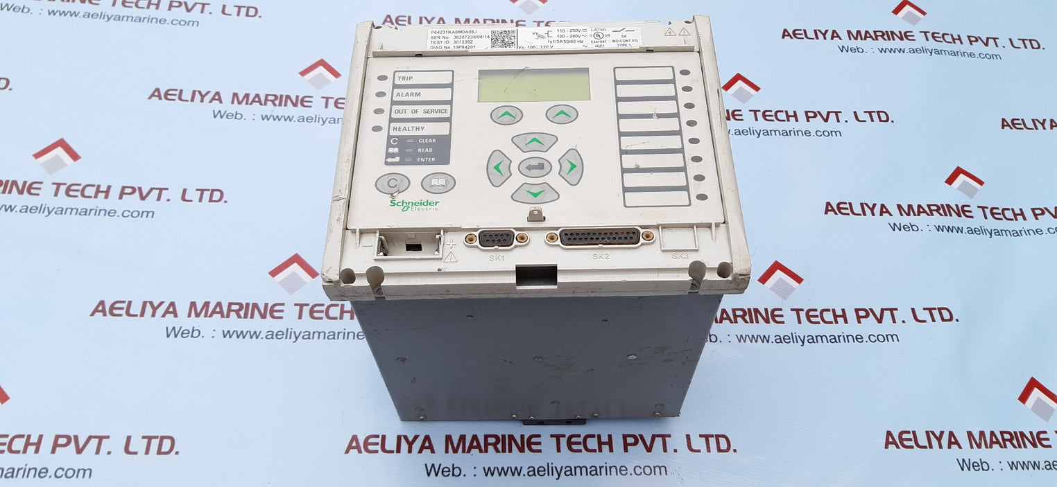 Schneider micom p642 protection relay p64231ka6m0a08j