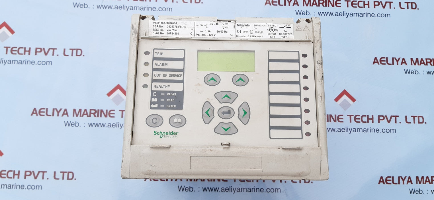 Schneider micom p141 protection relay p141116a6m0468j
