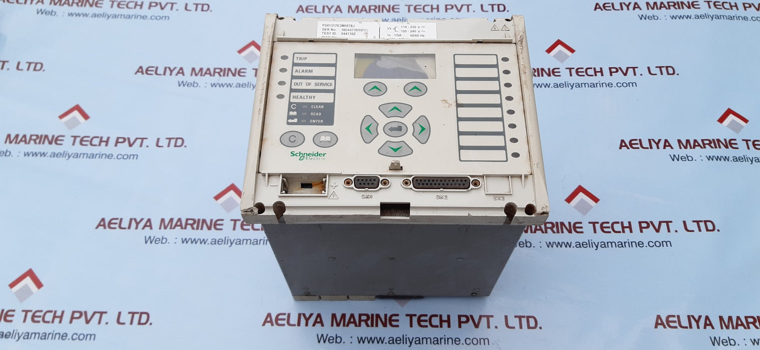 Schneider micom p241 protection relay p241317e3m0578j 50/60hz