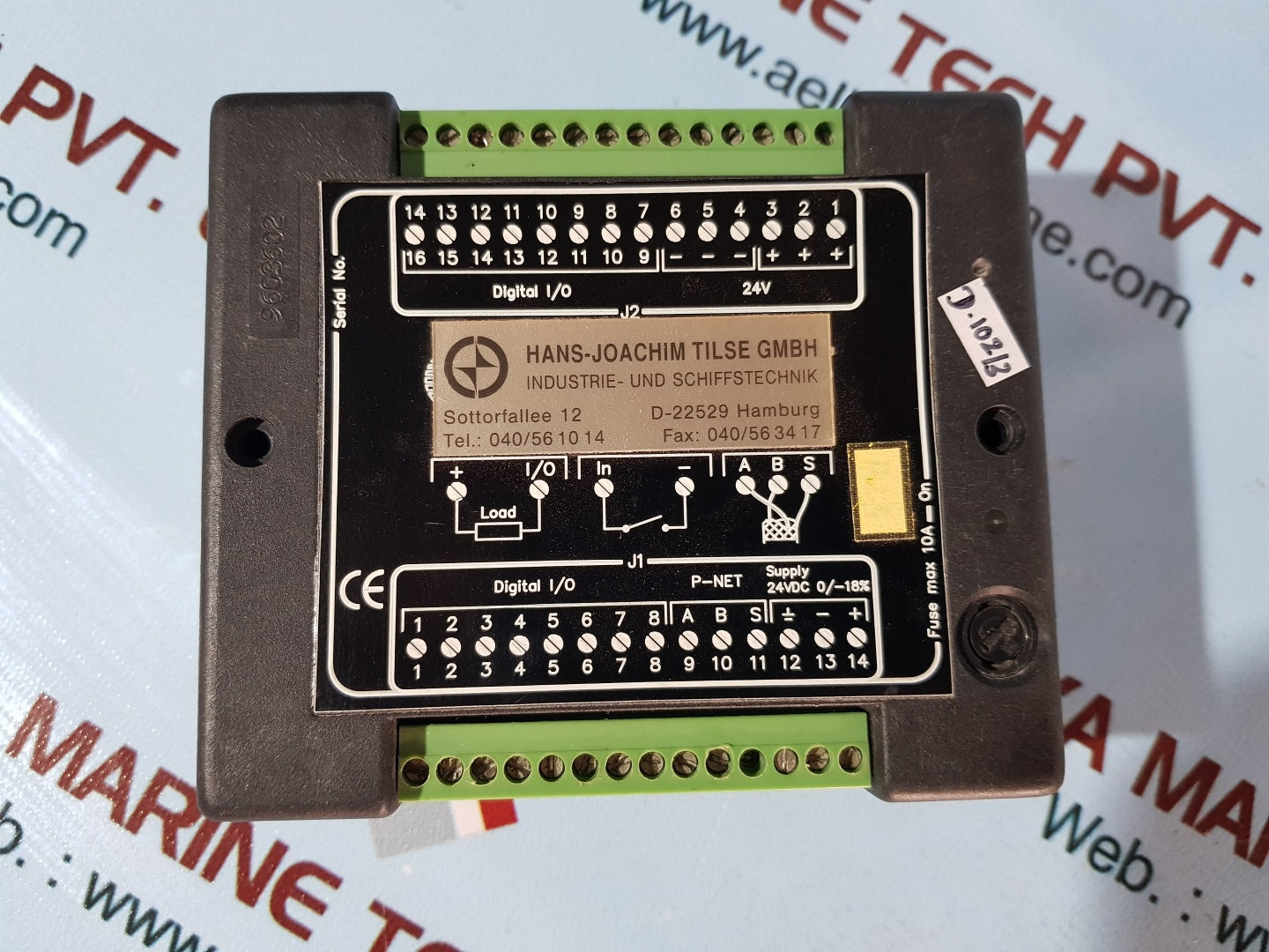Pd 3120 p-net digital i/o module 24vdc 0/-18%