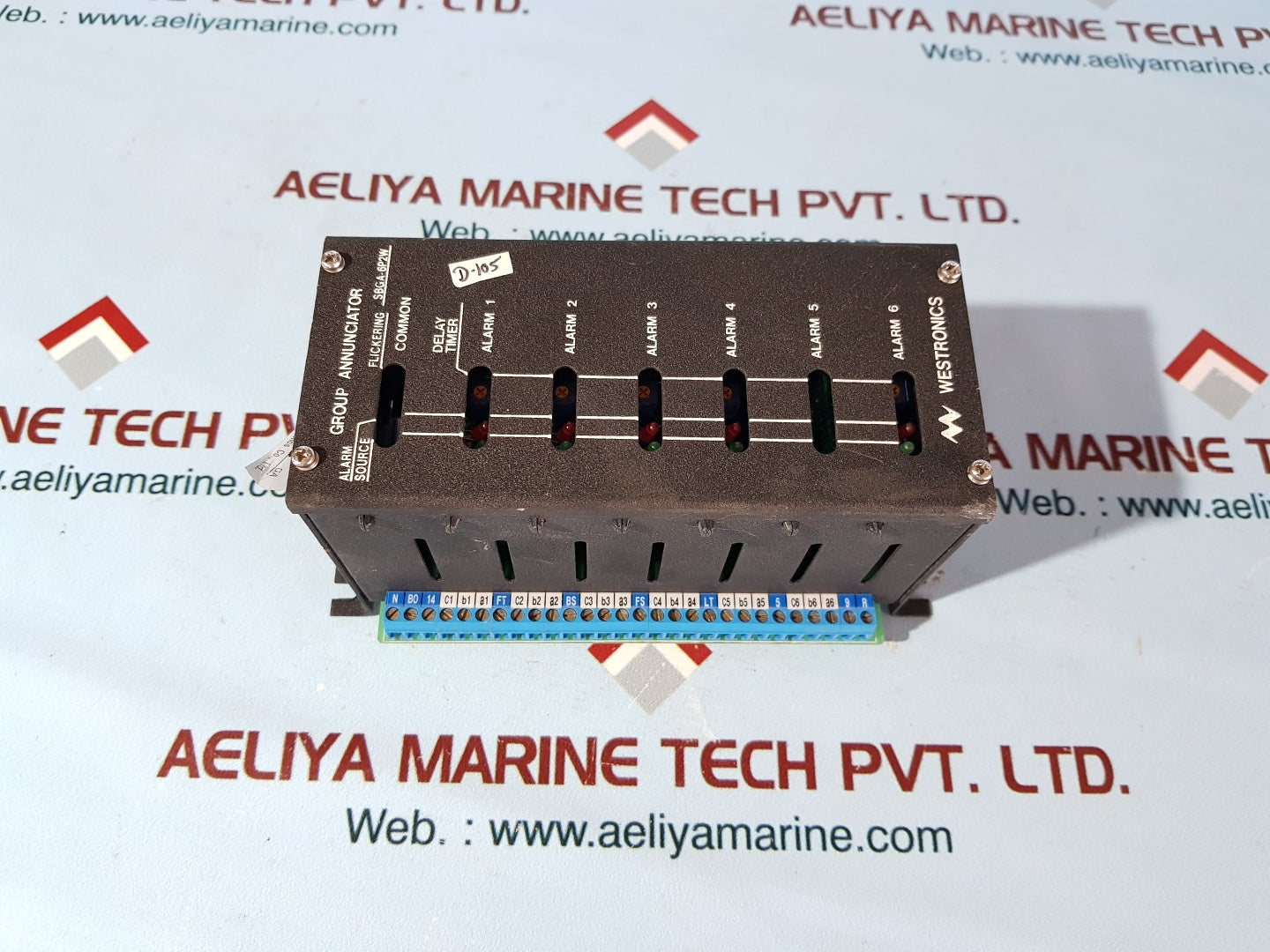 Westronics sbga-6p2w group annunciator