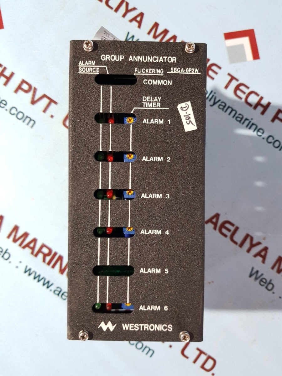 Westronics sbga-6p2w group annunciator