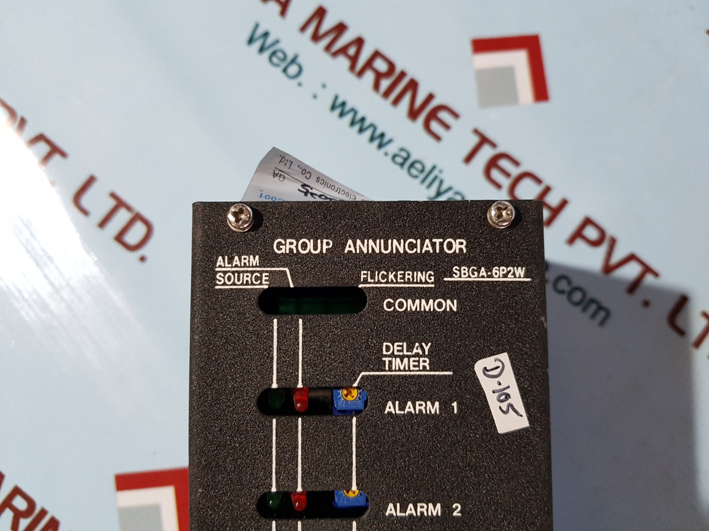 Westronics sbga-6p2w group annunciator
