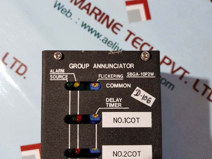 Westronics sbga-10p2w group annunciator