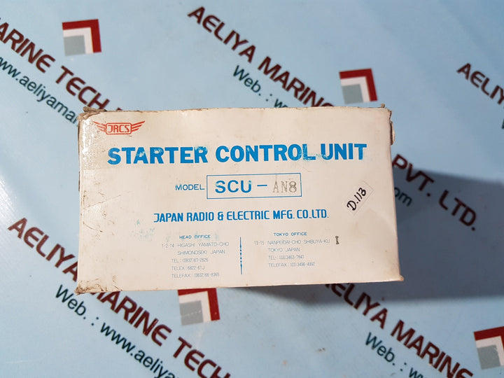 Jrcs scu-an8 starter control unit 0610r