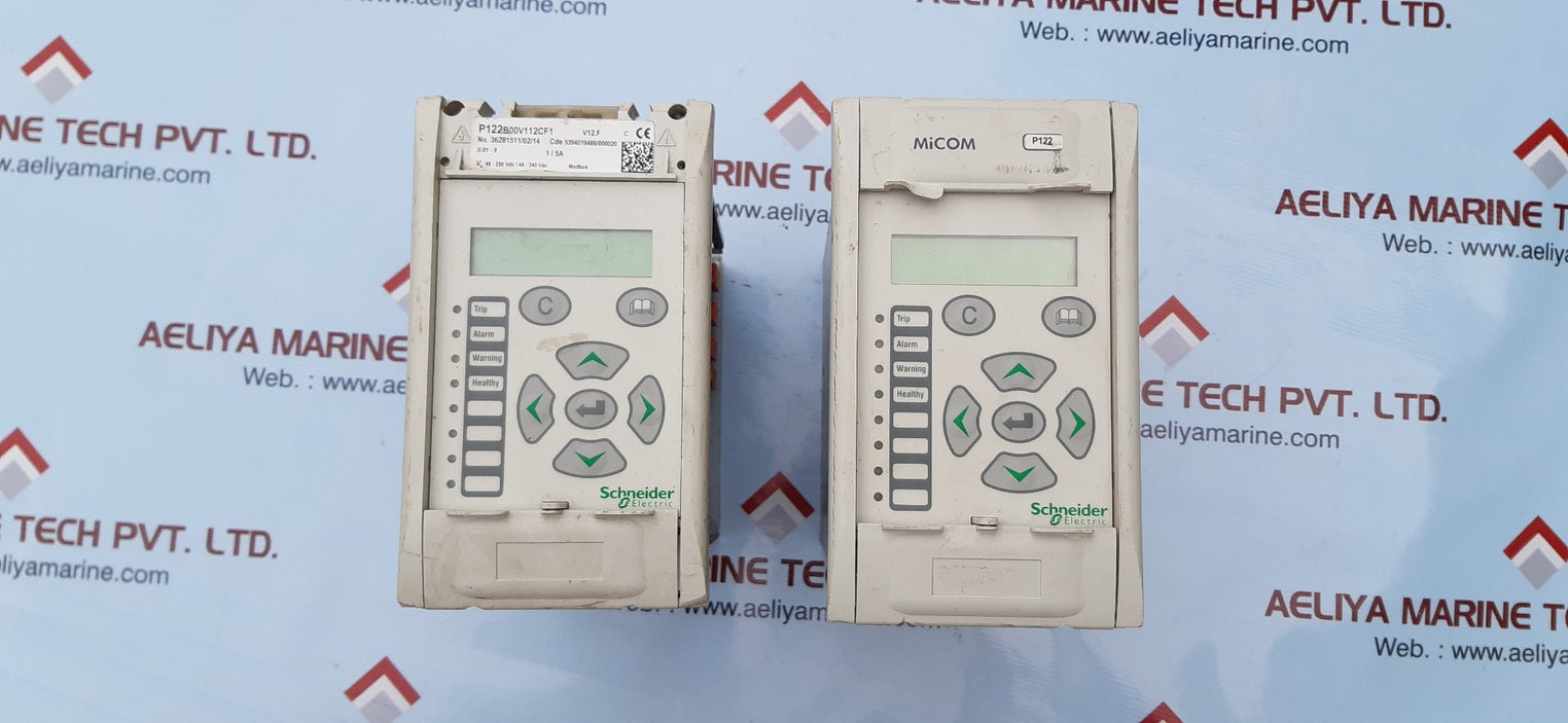 Schneider micom p122 overcurrent relay p122b00w112ea0