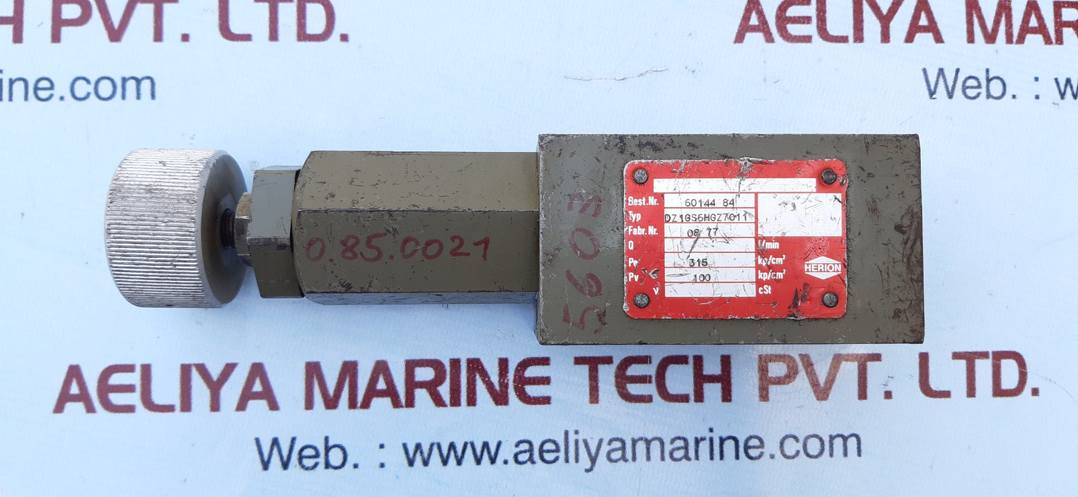 Herion dz1gs6hgz7011 valve 60144 84
