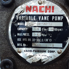 Nachi fujikoshi variable vane pump